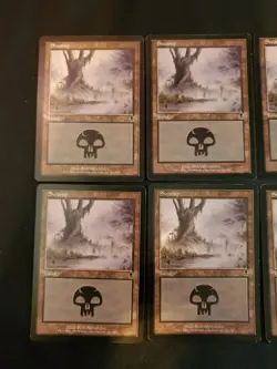 8x Swamp 341 Odyssey Mixed Condition MTG Magic Basic Land Mana Black Lot - Image 2