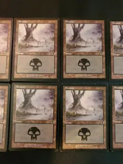 8x Swamp 341 Odyssey Mixed Condition MTG Magic Basic Land Mana Black Lot - Image 3