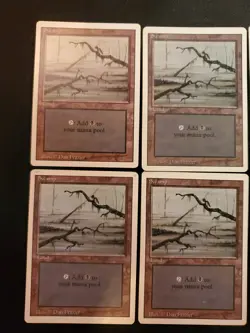 10x Swamp (C Dark) Revised Mixed Condition Basic Land MAGIC THE GATHERING MTG - Image 2