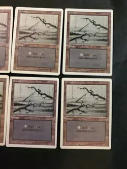 10x Swamp (C Dark) Revised Mixed Condition Basic Land MAGIC THE GATHERING MTG - Image 5