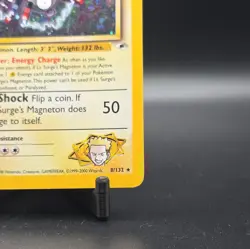 Pokemon Card Lt. Surge's Magneton 8/132 Gym Heroes Holo WOTC Played - Image 5