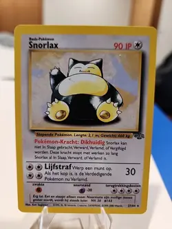 Pokemon Snorlax 27/64 - DUTCH - Jungle Rare Non Holo MP/LP Vintage Vtg Card TCG - Image 1