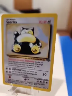 Pokemon Snorlax 27/64 - DUTCH - Jungle Rare Non Holo MP/LP Vintage Vtg Card TCG - Image 2