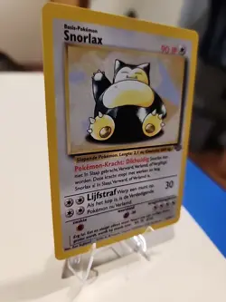 Pokemon Snorlax 27/64 - DUTCH - Jungle Rare Non Holo MP/LP Vintage Vtg Card TCG - Image 3