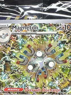 MAGNETON 2024 SEALED POKEMON SURGING SPARKS BLACK STAR PROMO B #159 - Image 4