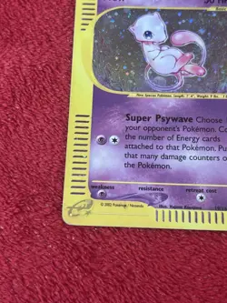 Mew 019/165 Expedition Base Set Holo Ultra Rare Pokemon e-reader Played - Image 4
