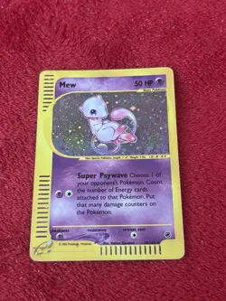 Mew 019/165 Expedition Base Set Holo Ultra Rare Pokemon e-reader Played - Image 5