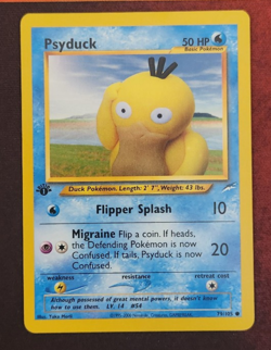 Psyduck 1st Ed. Pokemon Neo Destiny #79 2002 - Image 1