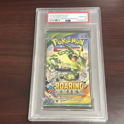 2015 Pokemon XY Roaring Skies Mega Rayquaza Factory Sealed Booster Pack PSA 10 - Image 1
