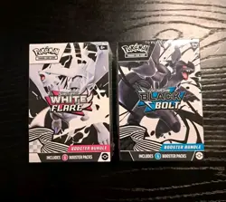 Pokemon Black Bolt & White Flare Booster Bundle New Factory Sealed - Image 1