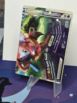 Pokemon TCG Rayquaza & Deoxys Legend Undaunted 90/90 Rare Bottom Half HP/DMG - Image 2