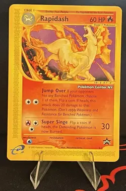 Rapidash [Pokemon Center NY] 51/53 Wotc Promo Regular - Image 1