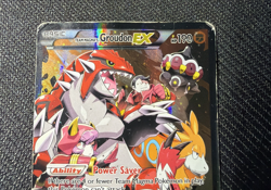 Pokemon TCG Team Magma's Groudon EX Holo Rare 15/34 HP - Image 2