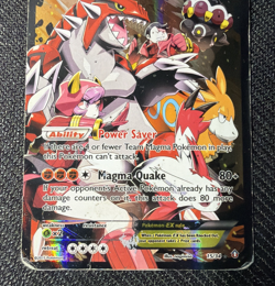 Pokemon TCG Team Magma's Groudon EX Holo Rare 15/34 HP - Image 3