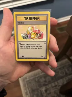 Pokemon TCG 1st Edition Jungle Mr. Fuji Trainer-NM - Image 1