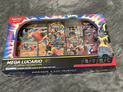 Pokemon TCG Mega Lucario EX Figure Collection Box - Brand New & Sealed - Image 1