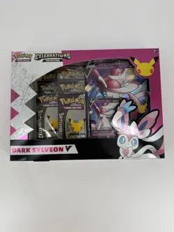 Pokemon Celebrations Collection Dark Sylveon V Promo Box Topper Box English - Image 1