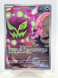 Pokemon TCG Cynthia's Spiritomb 244/217 Illustration Rare Ascended Heroes NM - Image 1