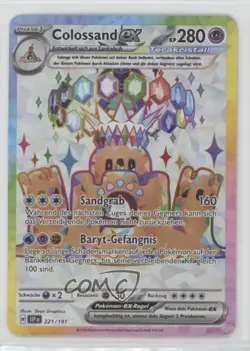 Palossand ex German Pokemon SV08: Surging Sparks #221 - Image 1