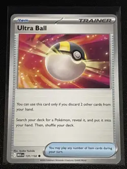Pokemon TCG Mega Evolution Ultra Ball 131/132 NM - Image 1