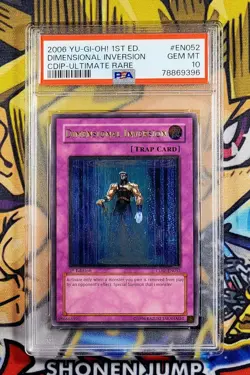 Yu-Gi-Oh! DIMENSIONAL INVERSION 1st Ed CDIP-EN052 PSA 10 Ultimate Rare GEM MINT - Image 1
