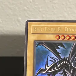 Yugioh Red-Eyes Black Dragon SDJ-001 Unlimited Edition Holo Rare -HP - Image 3