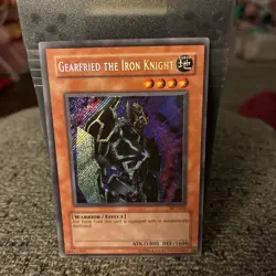 Yugioh: Gearfried The Iron Knight - BPT-012 - Secret Rare - Unlimited NM - Image 1