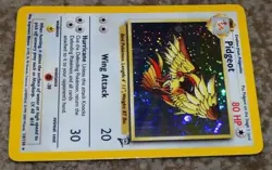 POKEMON PIDGEOT HOLOGRAPHIC CARD 14/130 BASE SET 2 2000 - Image 2