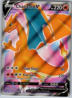 Charizard V SWSH050 SWSH: Sword & Shield Promo Cards - Pokemon Card - NM - Image 1