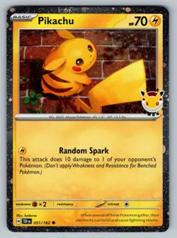 Pikachu - (Cosmo Holo) Promo Miscellaneous Cards & Products 051/162 NM - Image 1
