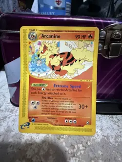 Pokemon Arcanine 2/147 Aquapolis - Rare Not Holo ENG WOTC E-Series Iconic Card - Image 1