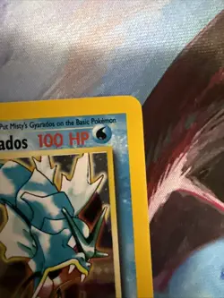 Misty’s Gyarados 13/132 1st Edition Gym Challenge Holo Pokemon Card - Image 3