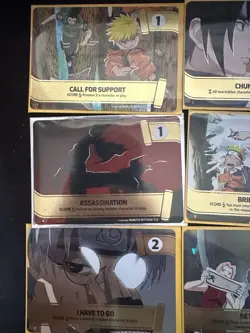 Naruto Mythos 1st Edition Complete Set 10 Cards - Image 3