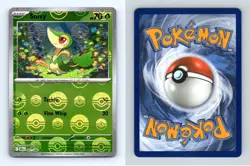 Snivy #001/086 SV Black Bolt Poke Ball Holo Common Pokemon 2025 TCG Card - Image 1