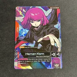 Haman Karn R+ Alt Art GD02-091 Gundam TCG Card Foil Dual Impact English - Image 1
