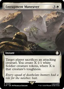Entrapment Maneuver EXTENDED - 0449 - Rare - Fallout PIP MTG - Image 1