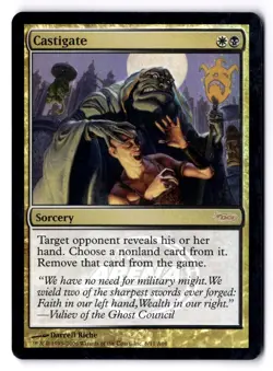 Castigate MP* FOIL PROMO DCI Arena ENGLISH 6/11 mtg -UnltdCards - Image 1