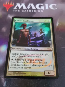 Mtg. Icatian Javelineers. DCI Foil Promo. Lp - Image 1