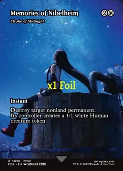 MTG Foil Showcase Final Fantasy: Through the Ages FCA Memories of Nibelheim MINT - Image 1