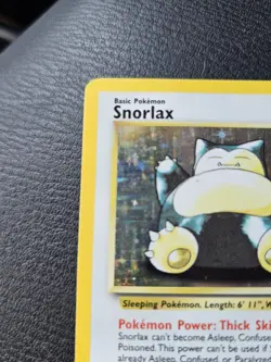Pokemon Snorlax Jungle Holo Rare 11/64 Unlimited 1999 English Damaged - Image 2
