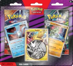 POKEMON TCG BLISTER 2 Booster Packs 3 FOIL Articuno, Zapdos, Tyranitar Sealed - Image 1