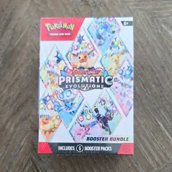 Pokemon TCG Prismatic Evolutions Booster Bundle Box 2025 Eevee Vaporeon Jolteon - Image 1
