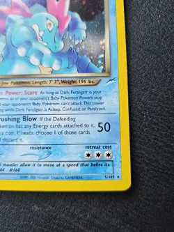Pokemon TCG - Dark Feraligatr - 5/105 Neo Destiny - Unlimited Holo Rare HP - Image 4