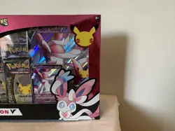 Pokemon Celebrations 25th Anniversary Dark Sylveon V Collection Box Sealed - Image 3