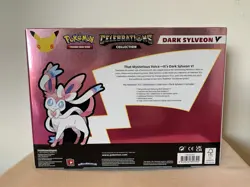 Pokemon Celebrations 25th Anniversary Dark Sylveon V Collection Box Sealed - Image 4