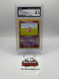 CGC NM/Mint+ 8.5 Pokemon Slowpoke 55/62 1999 Fossil 1st Edition - Image 1