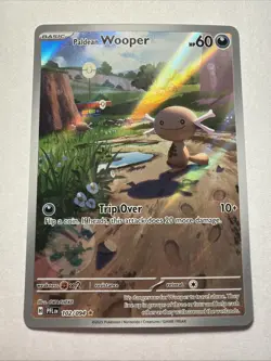 Pokemon Paldean Wooper Illustration Rare 102/094 Holo Phantasmal Flames 2025 - Image 1