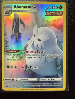 ABOMASNOW TG01/TG30 HOLO ASTRAL RADIANCE TRAINER GALLERY POKEMON NM/M - Image 1