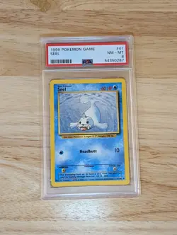 Seel 1999 Pokemon Game Unlimited Base Set 41 PSA 8 NM-MT - Image 1