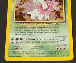 2000 Pokemon NEO GENESIS MEGANIUM HOLO 10/111 RARE! MP - Image 2